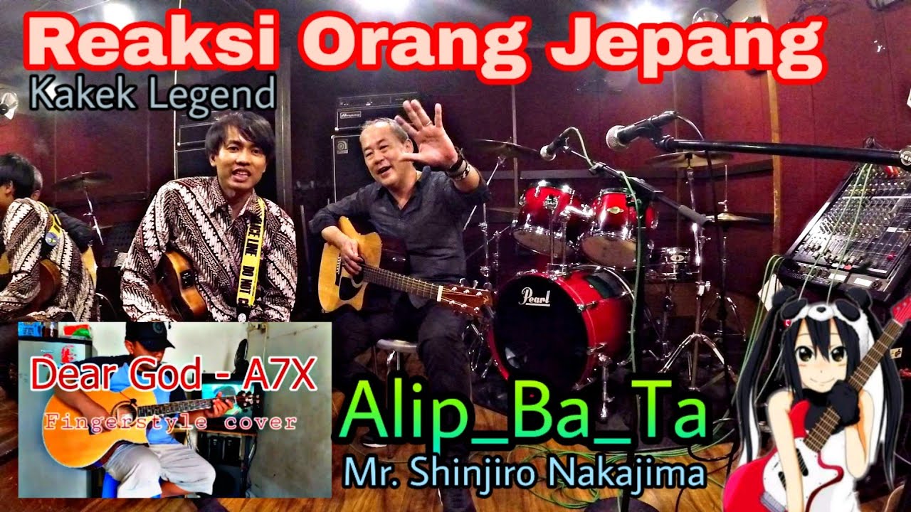 Reaksi Orang Jepang | Alip_Ba_Ta - Dear God - Avenged Sevenfold Japan Reaction Shinjiro Nakajima