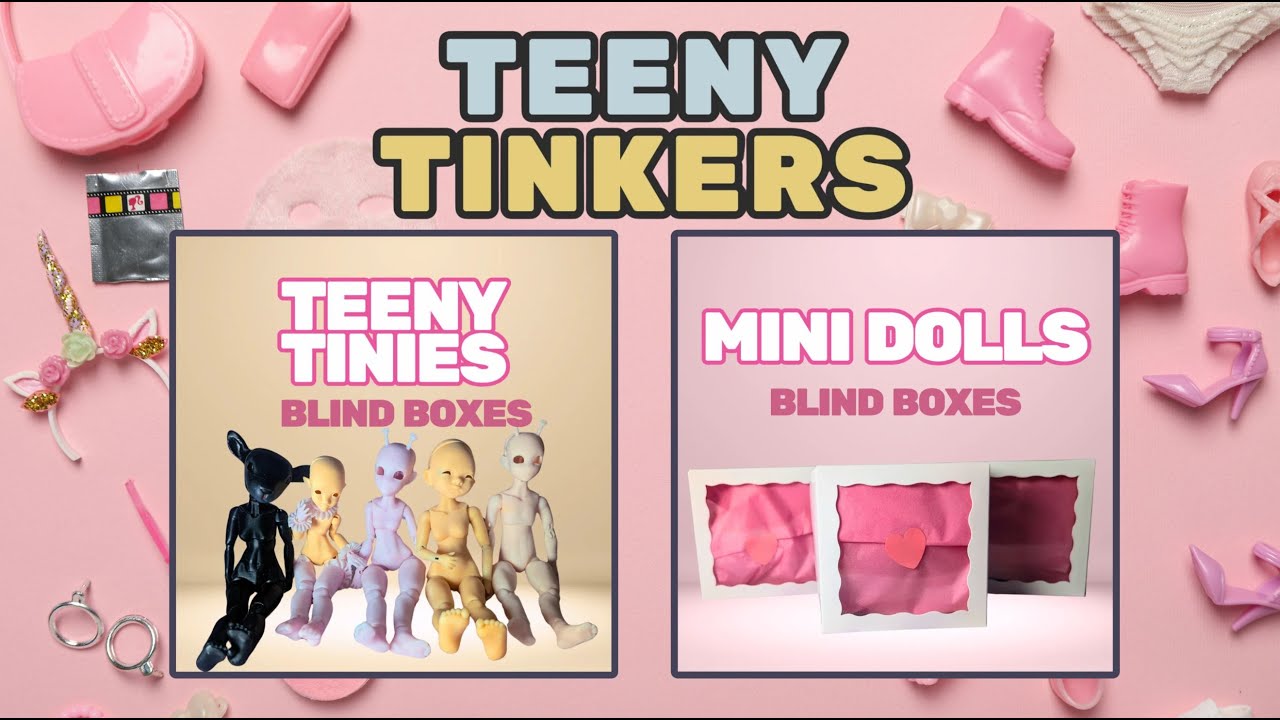 My Friend Makes Dolls! Small Doll Artist Blind Box Doll Unboxing!