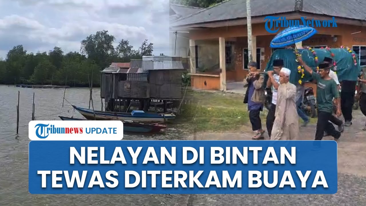 Detik-detik Nelayan di Tembeling Bintan Tewas Diterkam Buaya saat Melaut hingga Alami Luka Robek