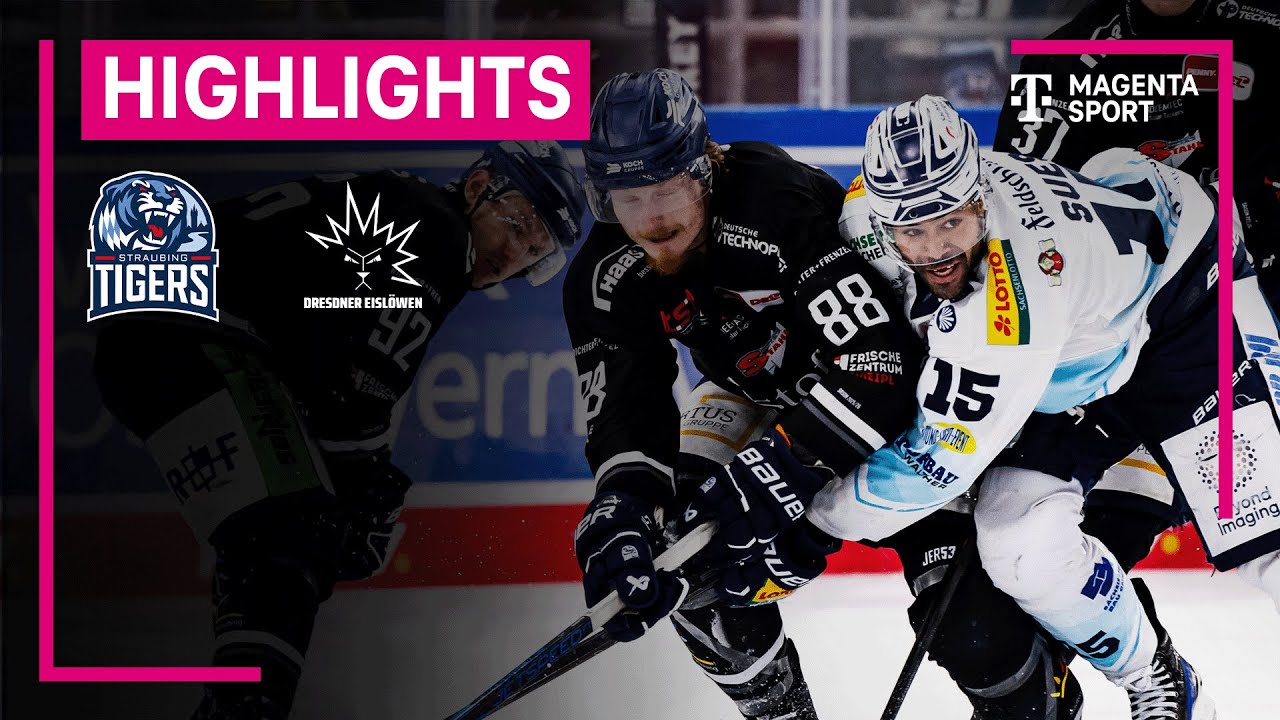 Straubing Tigers - Dresdner Eislöwen | PENNY DEL | MAGENTA SPORT