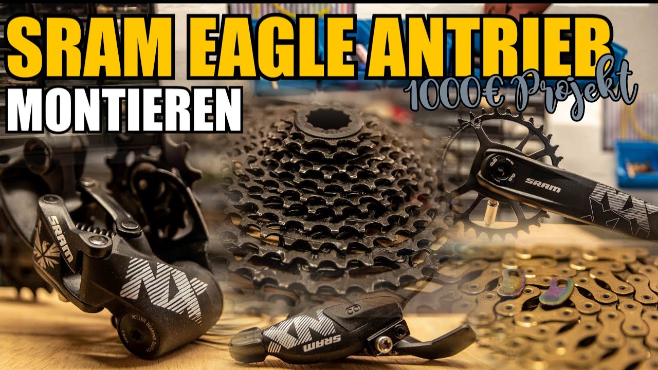 SRAM Eagle Schaltung + DUB Kurbel montieren