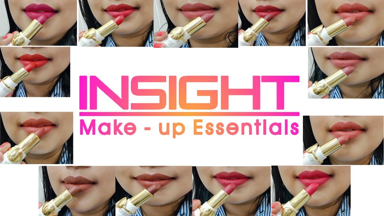 Insight Cosmetics Non-Transfer Matte Lipsticks Review & Lip Swatches | Sonreya