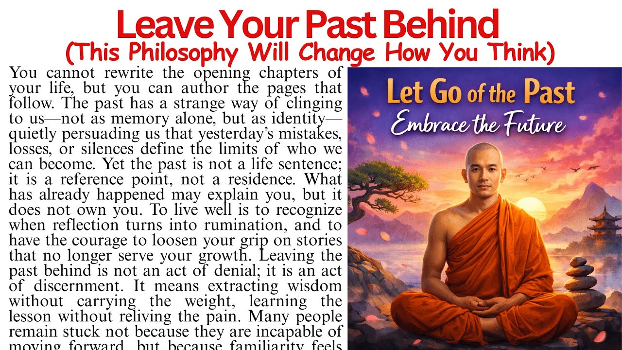 The Art of Letting Go | Leave Your Past Behind | Reading Comprehension Passage | Passage Reading