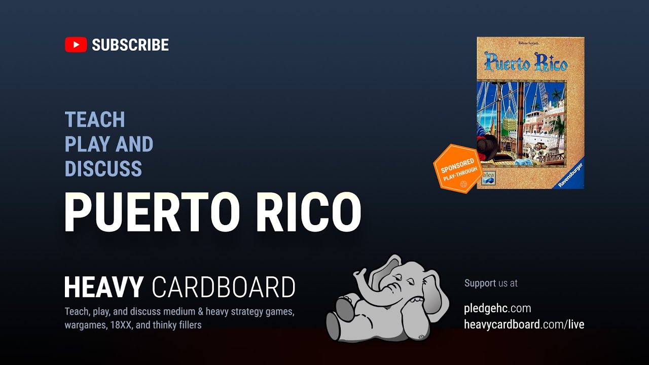 Puerto Rico (with Expansions #1 & 2) 4p Teaching & Play-through by Heavy Cardboard