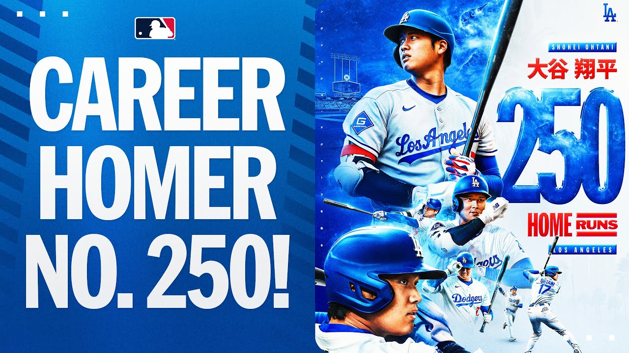 Shohei Ohtani's 2-homer night gives him 250 in his career! 🤯 | 大谷翔平ハイライト