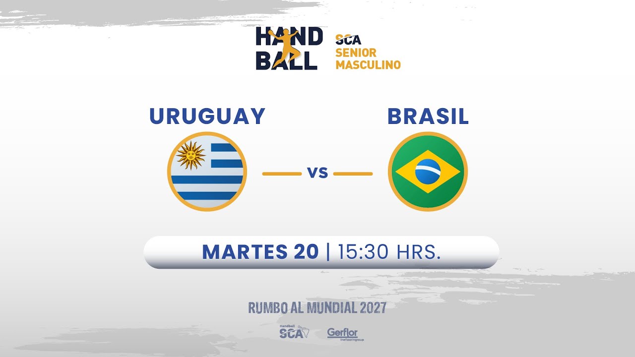 🏆🤾‍♀️ EN VIVO | HANDBALL SCA SENIOR MASCULINO | 🇺🇾 URUGUAY vs BRASIL 🇧🇷