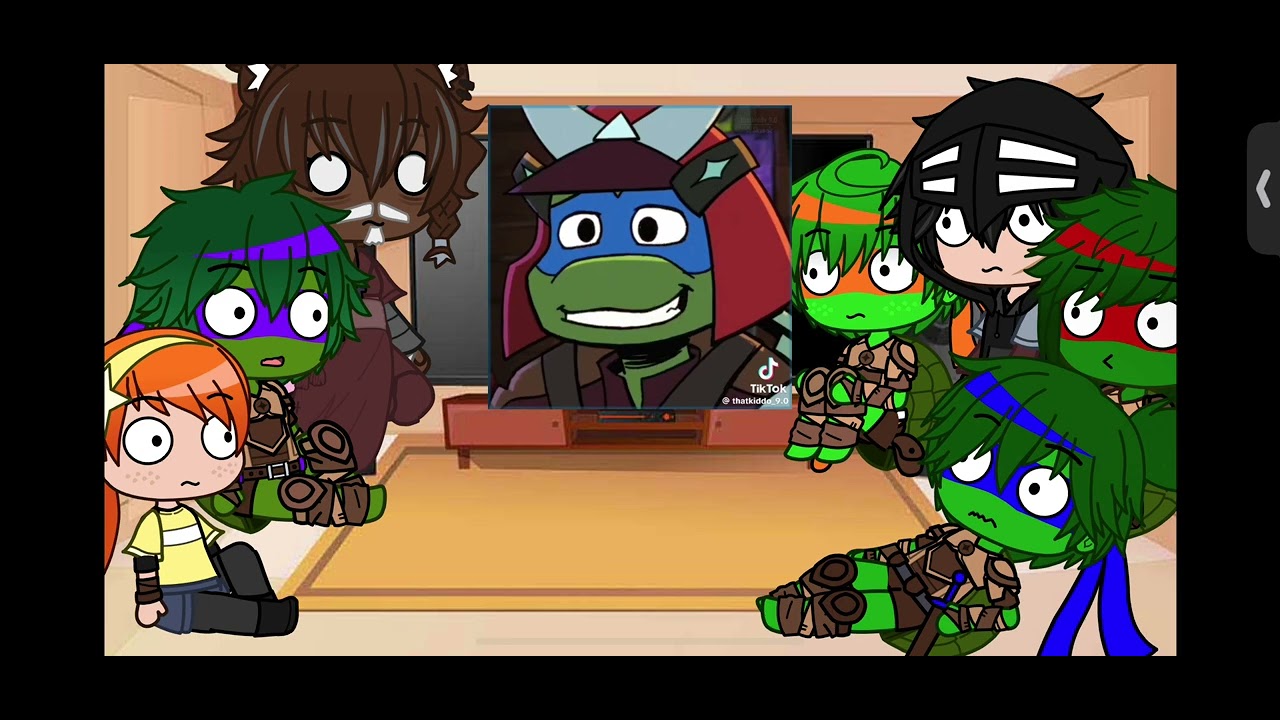 TMNT React the Teenage Mutants Ninja Turtles Mutant Mayhem 🐢🐢🐢🐢💁🏼‍♀️🐀💙❤️🧡💜💛🩶