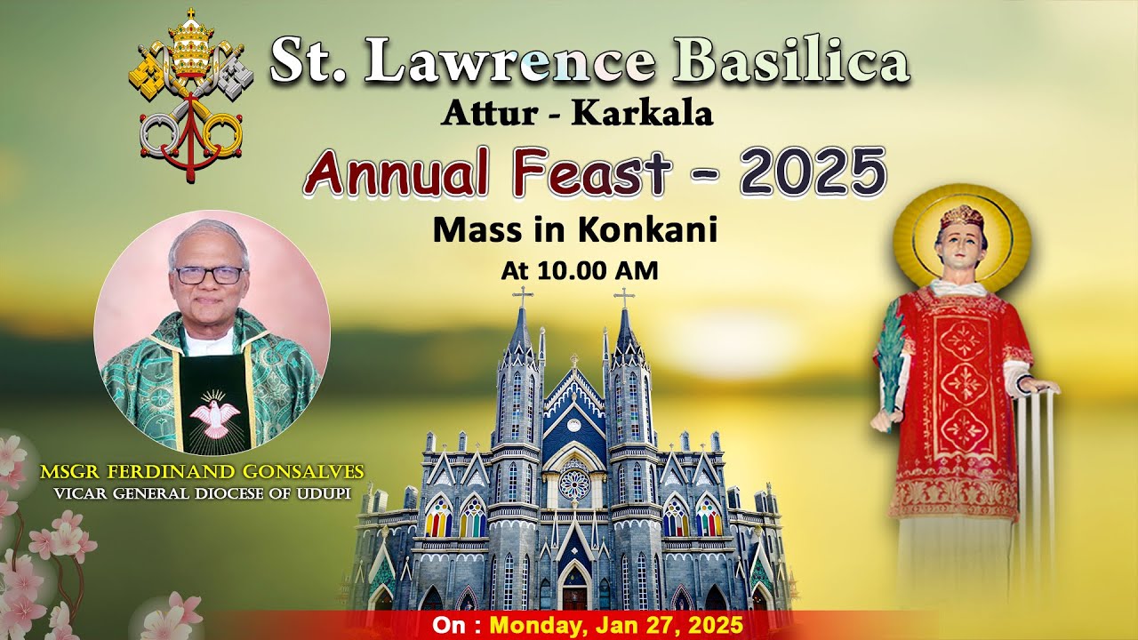 Annual Feast 2025 | St Lawrence Basilica, Attur, Karkala | Day 2 | Daijiworld Udupi