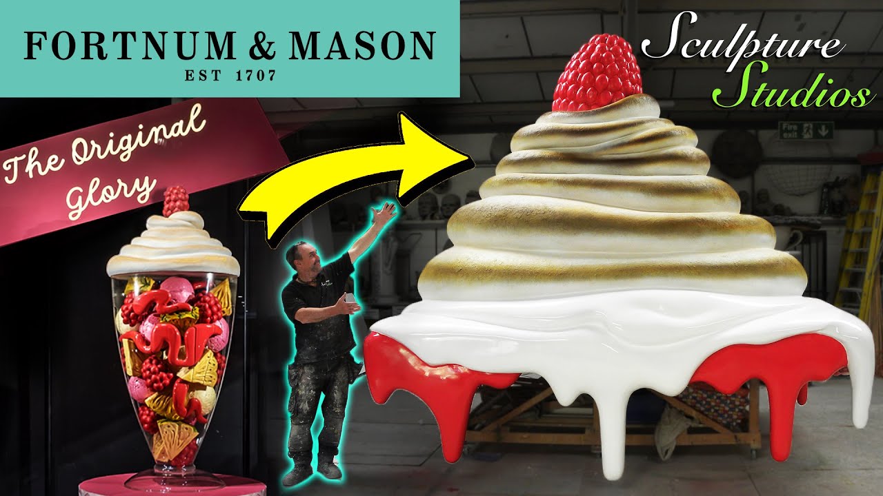 How We Made The Giant Knickerbocker Glory - Fortnum & Mason, London by Sculpture Studios