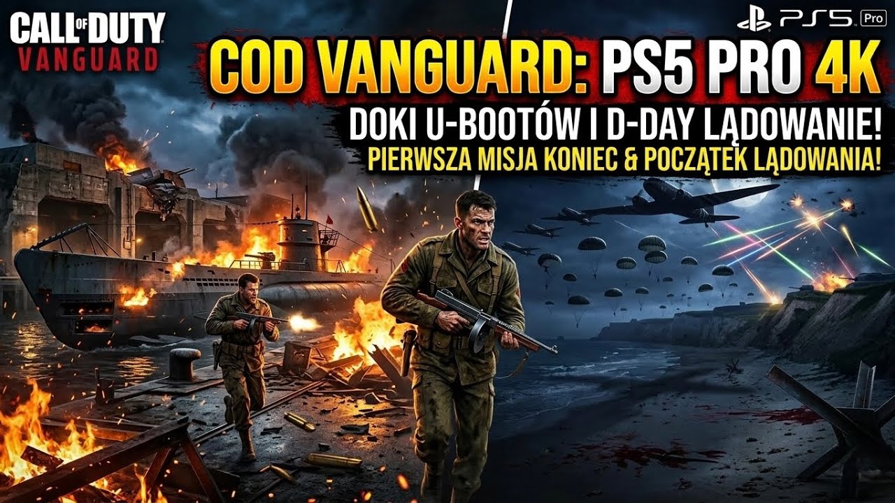 Call of Duty: Vanguard - Docks and D-Day on PS5 Pro 4K
