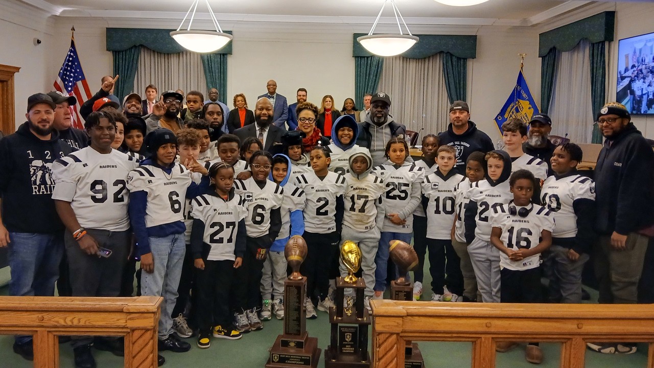 Honoring the Drexel Hill Raiders and 69th Street Wildcats Football Teams in Upper Darby Township