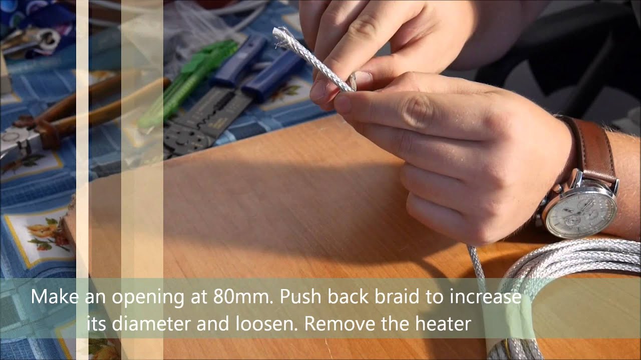 ASSEMBLY INSTRUCTIONS FOR END SEAL AND POWER CONNECTION.