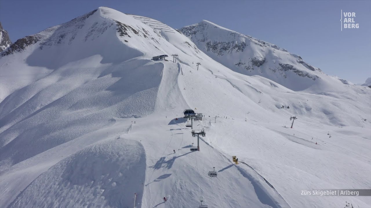 Zürs am Arlberg Skigebiet - Vorarlberg von Oben