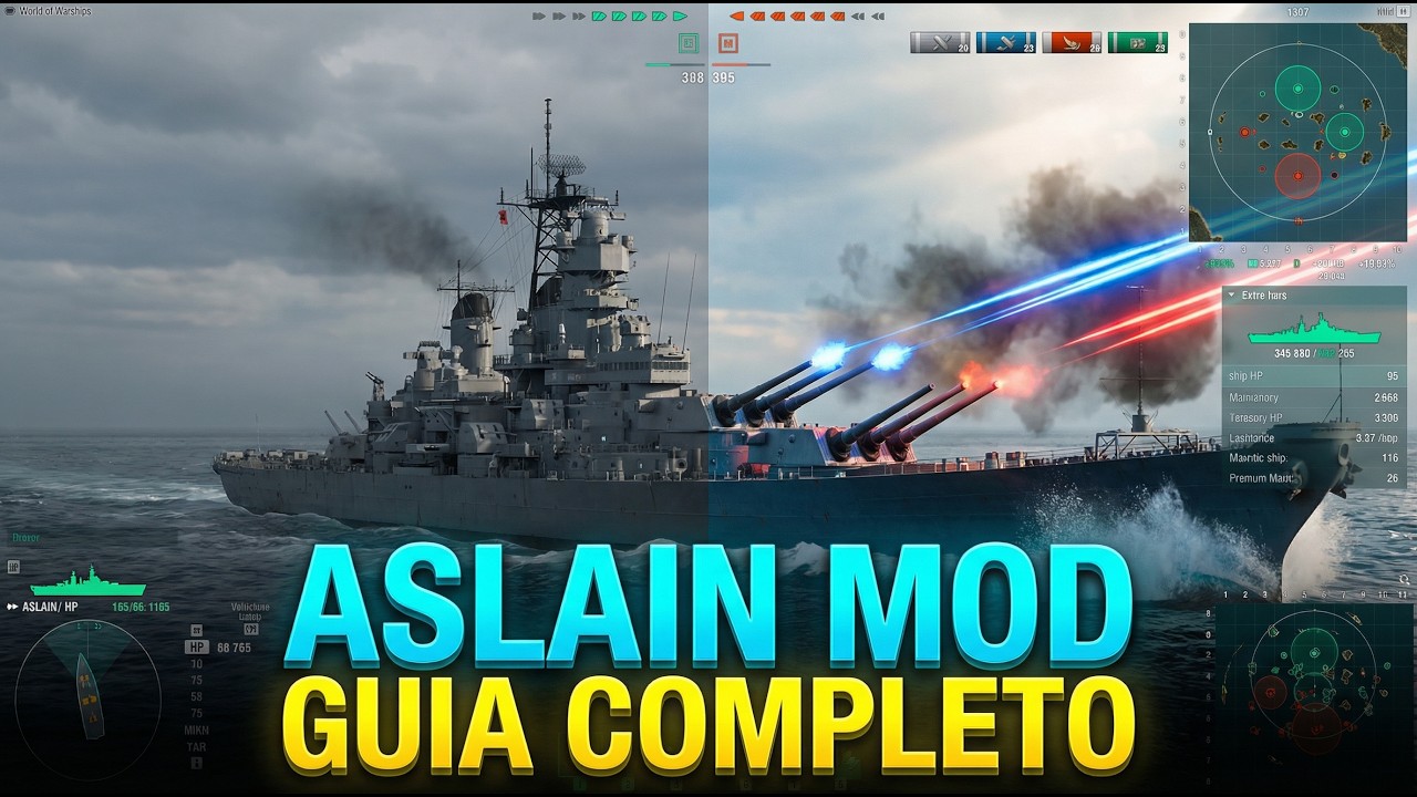 Guia Definitivo Aslain Mod 2026: Os Melhores Mods para World of Warships