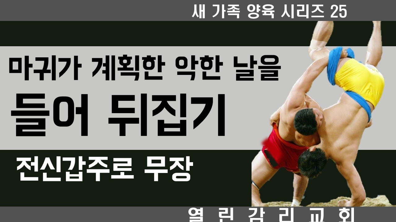 새가족양육 시리즈25) 마귀가 계획한 악한 날을 하나님이 역사하시는 복된 날로 바꾸라. 전신갑주를 장착하는 방법 (240827)