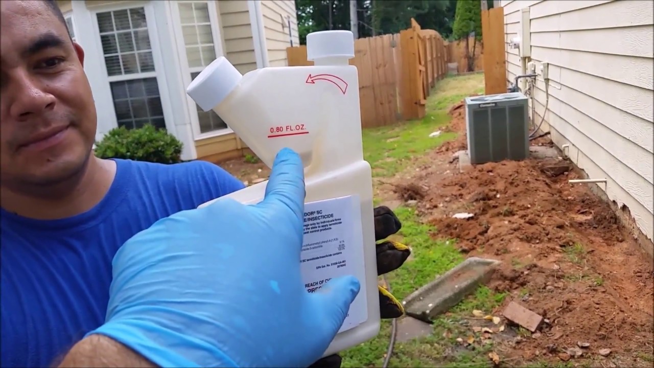 How to Apply  Termidor or Taurus Properly To Kill Subterranean Termites - DIY - Step by Step