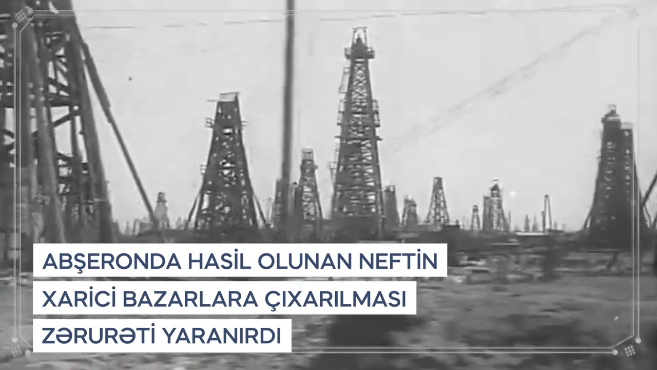 Azərbaycanda ilk dəmir yolu xətti hansı məqsədlə açılıb? #ADYtarix
