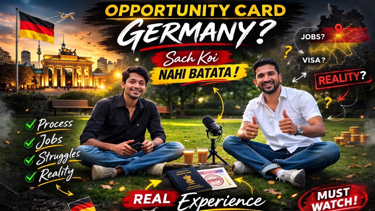 Germany Opportunity Card Reality🇩🇪 | Sach Kya Hai? Real Experience | Part 1