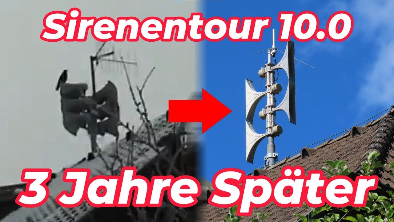 Sirenentour 10.0 REMAKE! Die Wandel & Goltermann Sirenen 3 Jahre Später.