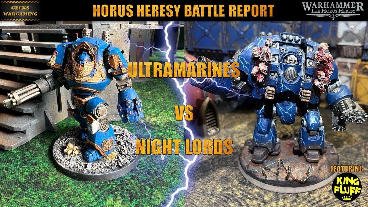 Horus Heresy : Battle Report Ultramarines vs Night Lords 2000 Points