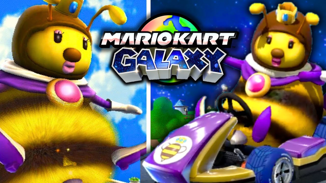 Honey Queen In Mario Kart!