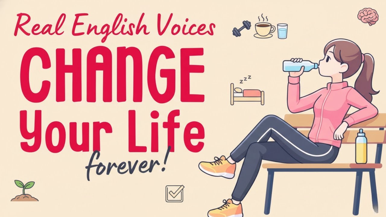 Simple Fitness Habits to Learn English Faster | Real English Voices [2026]