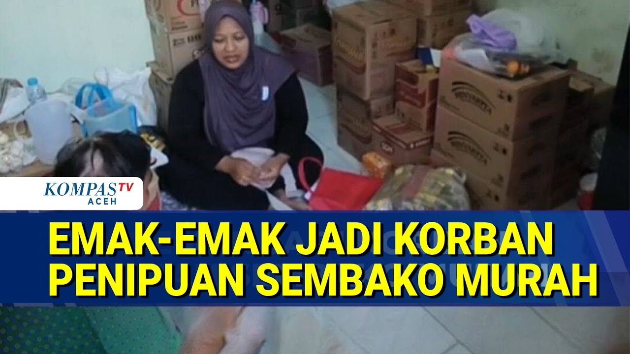 Penipuan Sembako Murah Terbongkar, Emak-Emak Alami Kerugian Besar