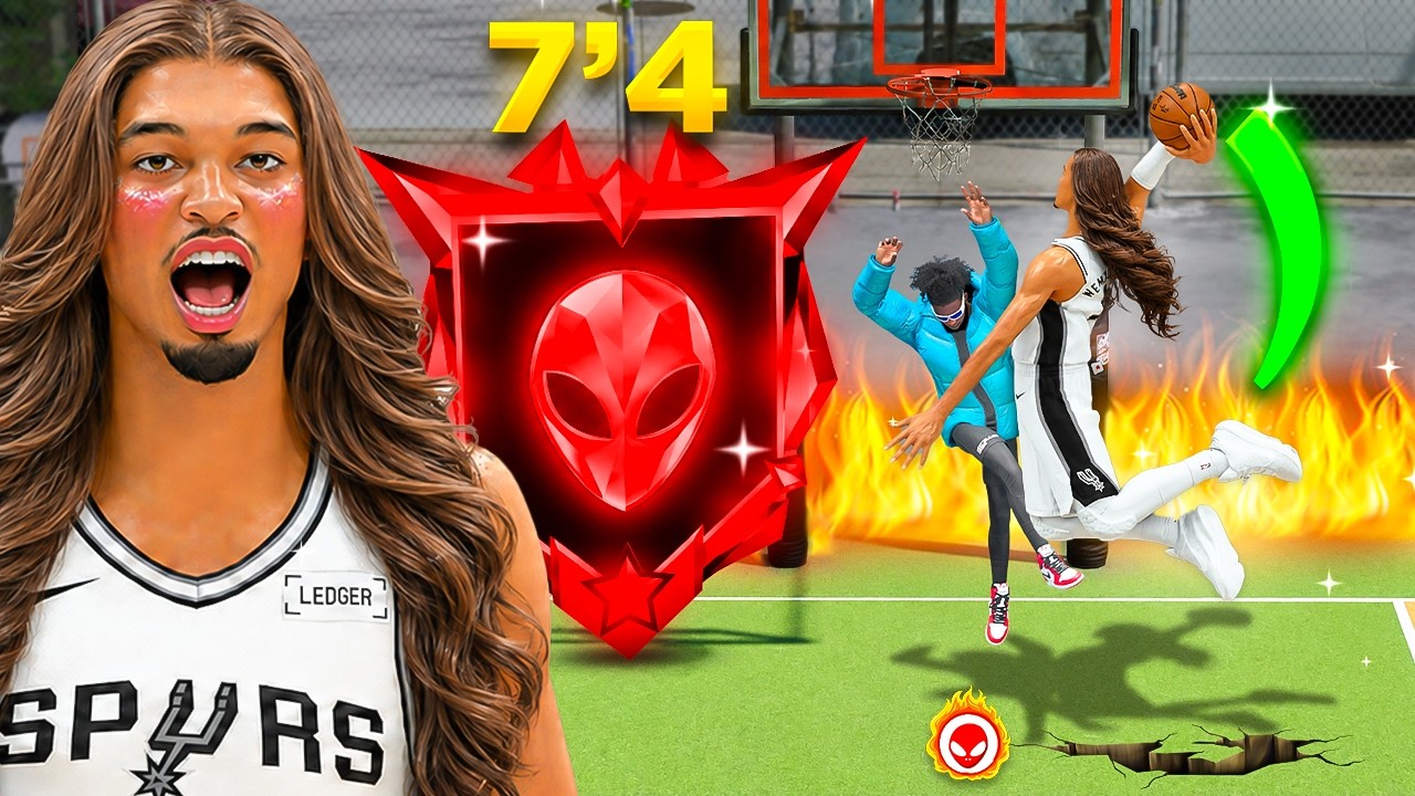 Я создал женский билд Вемби ростом 7'4, который сломал NBA 2K27