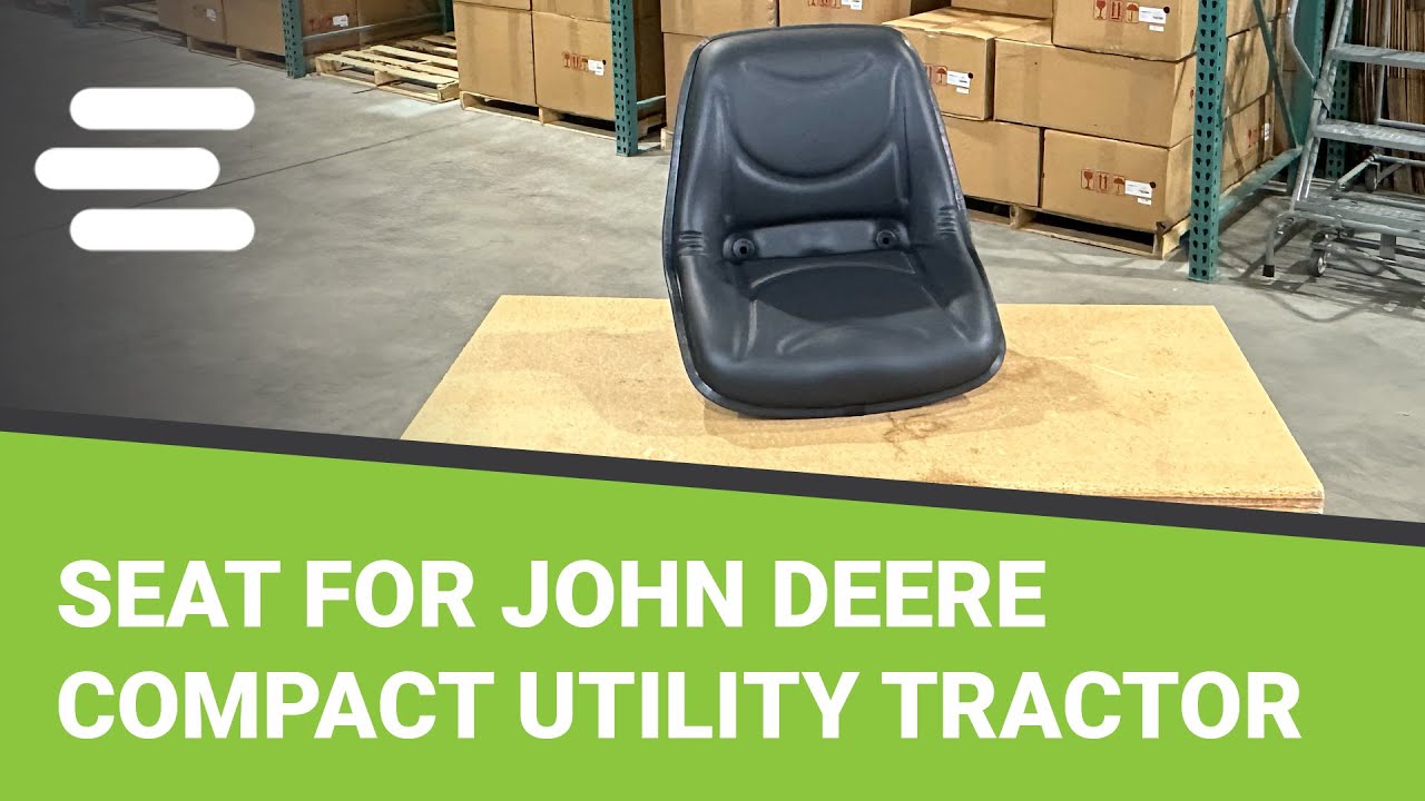 Review: Black Seat for John Deere 1050 Utility Tractor | eparts.shop