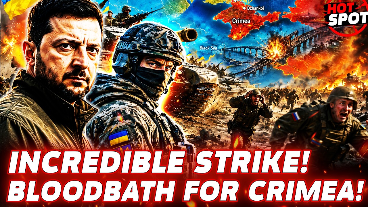 🔥UKRAINE LAUNCHES STUNNING SPECIAL OPERATION! THE TRAP AROUND CRIMEA TIGHTENS! NO ESCAPE FOR RUSSIA!