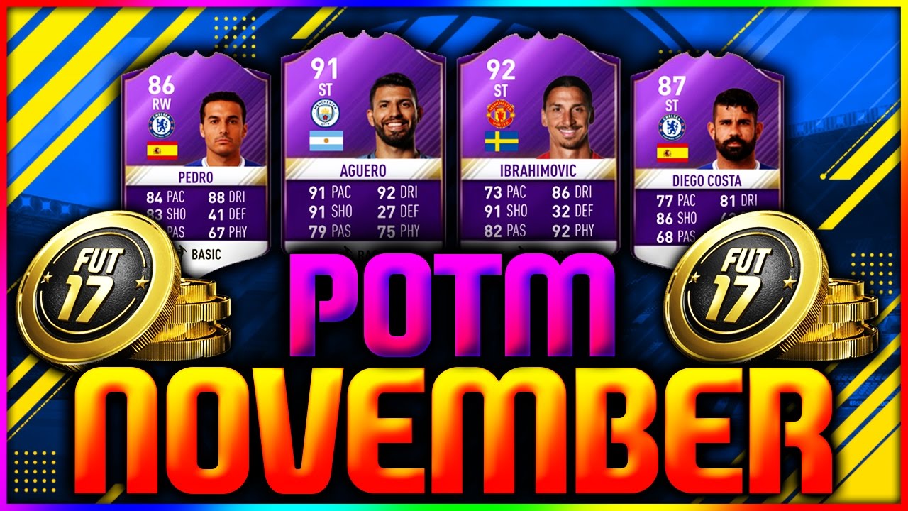 FIFA 17 | *OFFICIAL POTM NOVEMBER* - FIFA 17 POTM NOVEMBER VOTING (PLAYER OF THE MONTH RELEASE DATE)
