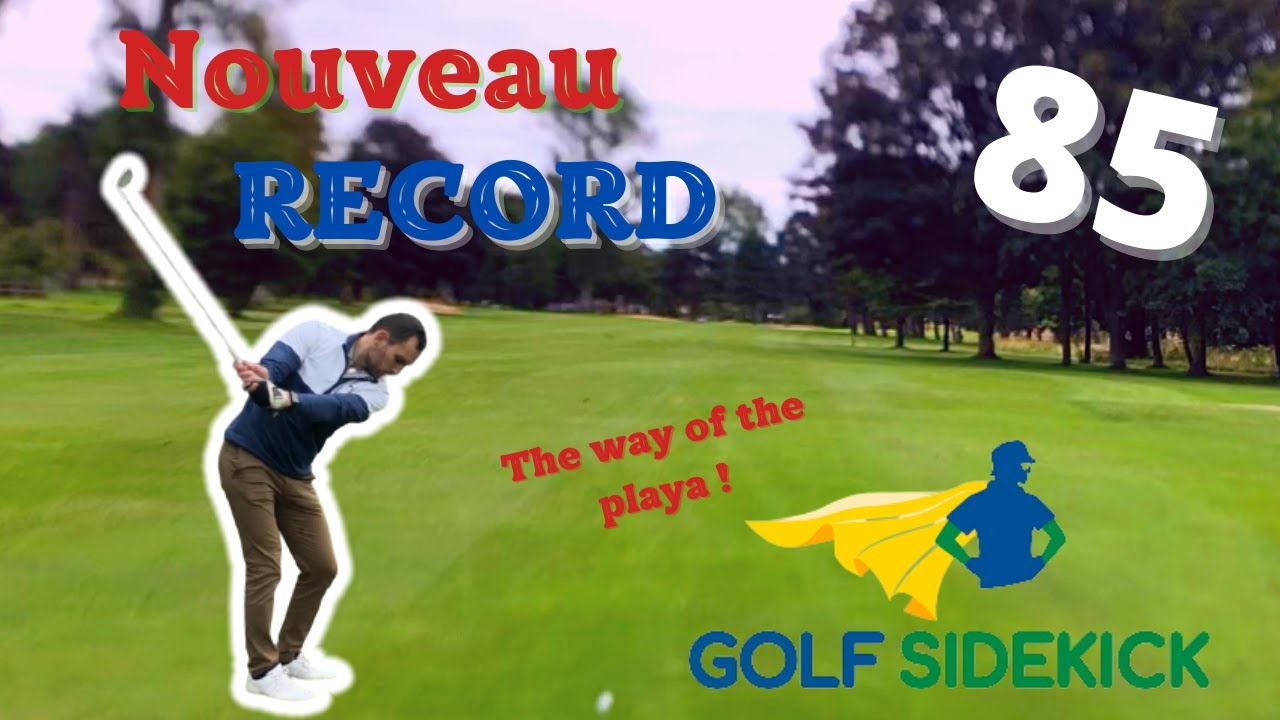 Jouer 85 Avec un slice-VLOG GOLF LE HAVRE (avec SHOT TRACER)