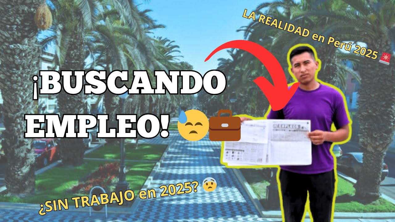 ¿SIN TRABAJO en 2025? Así está la situación laboral en Perú 🚨 Lo puse a prueba 😨📉 l Elmer Jota