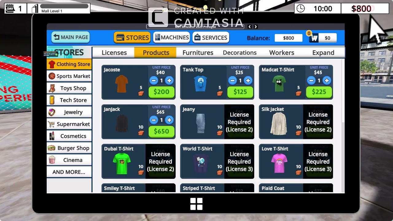mall simulator 2025 - Cheat Engine - Unlimted Cash