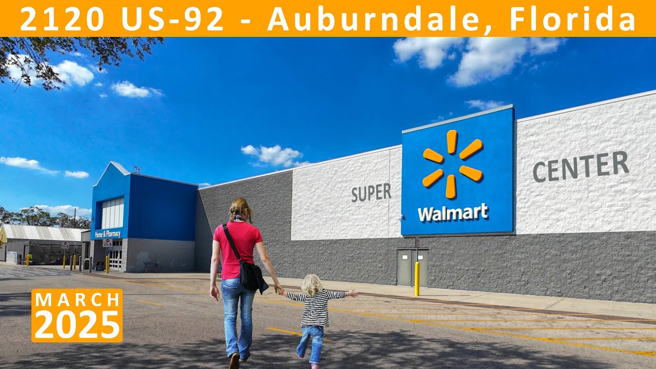 Walmart Supercenter по адресу 2120 US-92 в Оберндейле, Флорида — продуктовый магазин 718