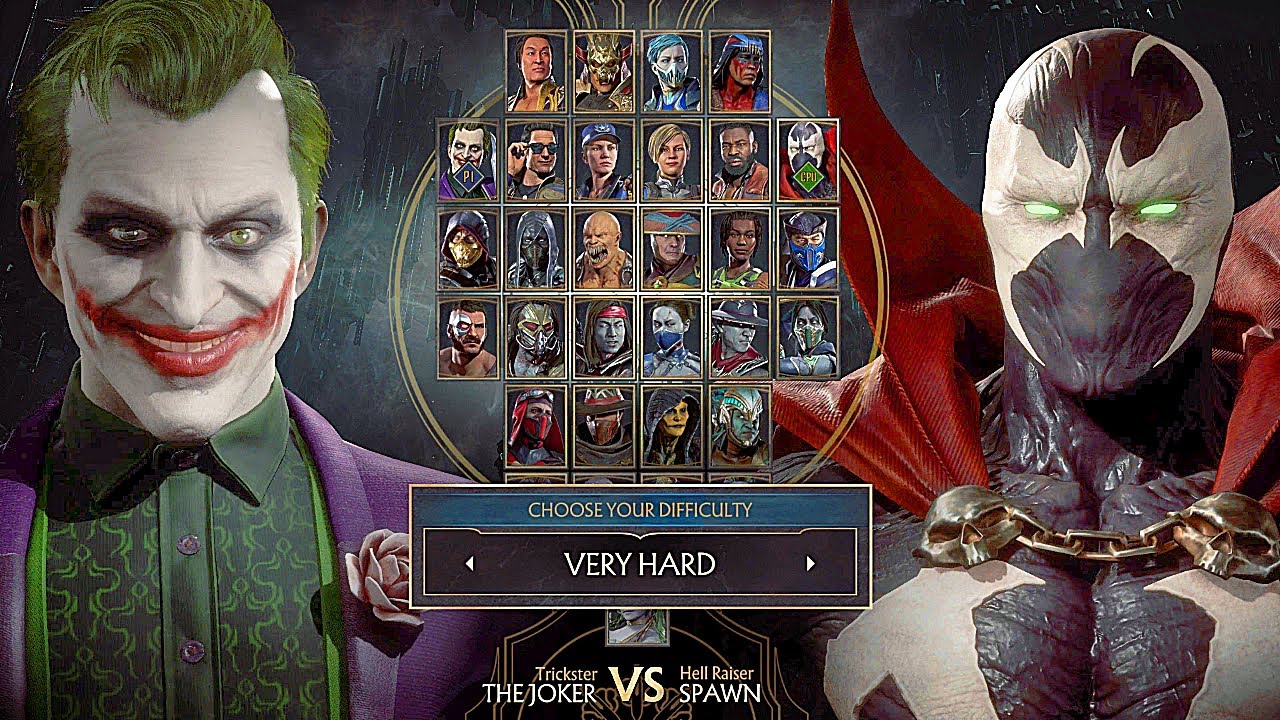 Mortal Kombat 11 Spawn Vs Joker Gameplay Very Hard Difficulty MK11