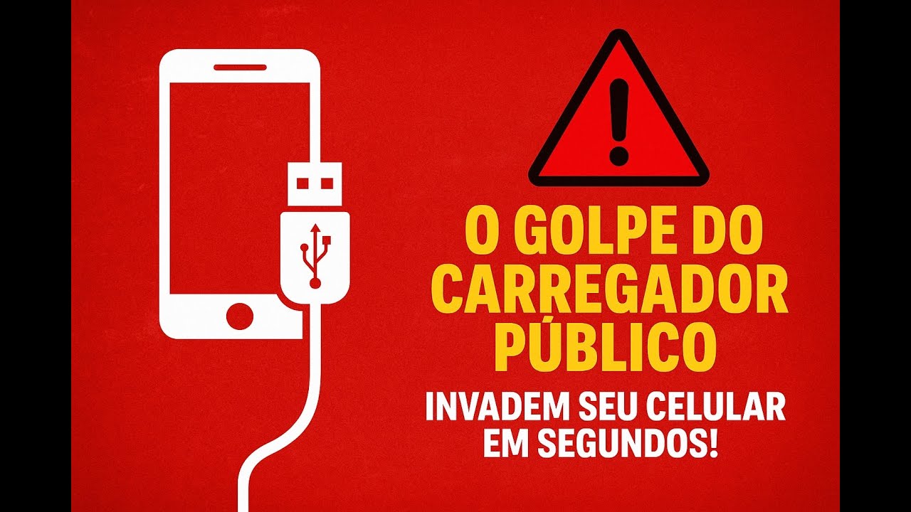 🚨 ALERTA: Golpe do Carregador Público – Invadem seu Celular em Segundos!