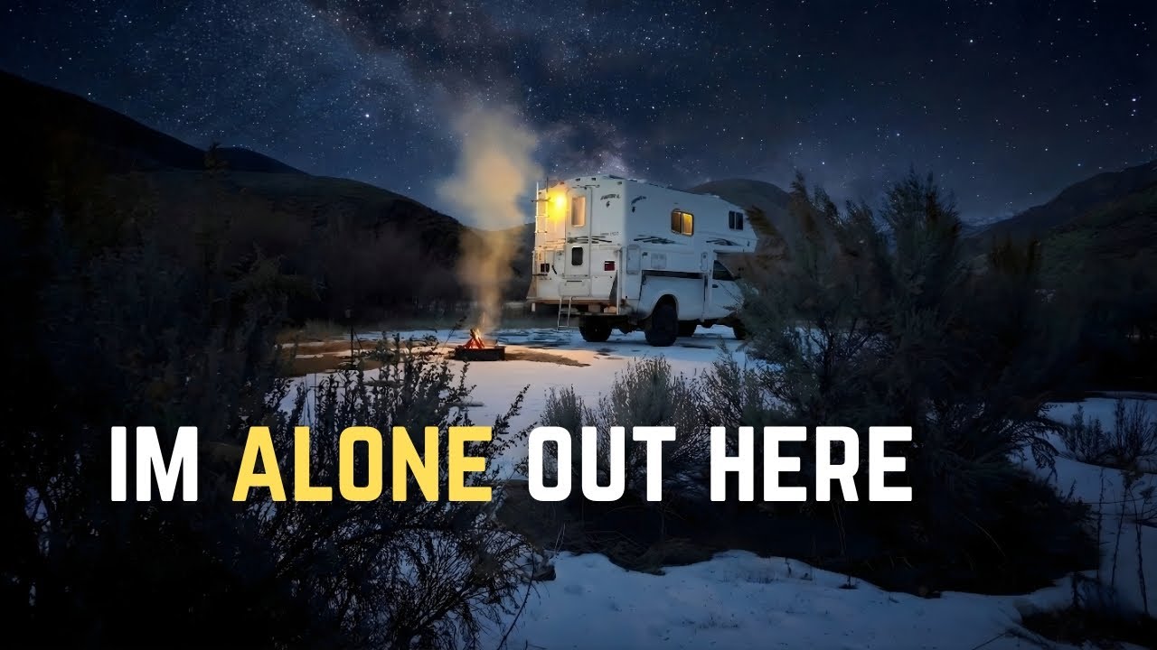 Cozy Cold Night In Idaho On My LONG Road Trip South