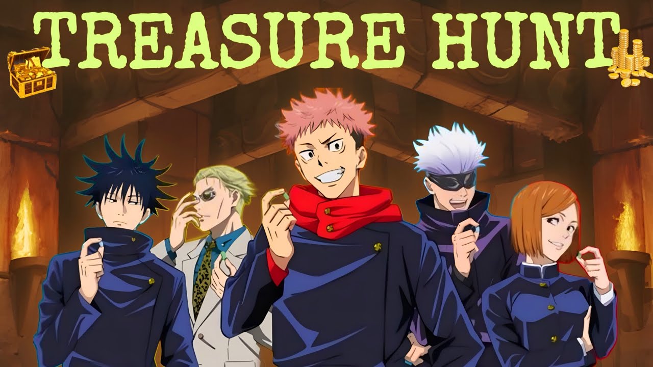 💰TREASURE HUNT💰| PAUSE GAME🔥 | JUJUTSU KAISEN💜 | ANIME QUIZ🔥