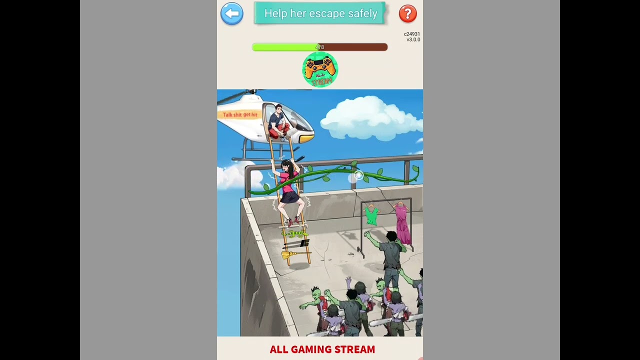 Crazy Brain Puzzle Level 140 | help her escape safely Gameplay