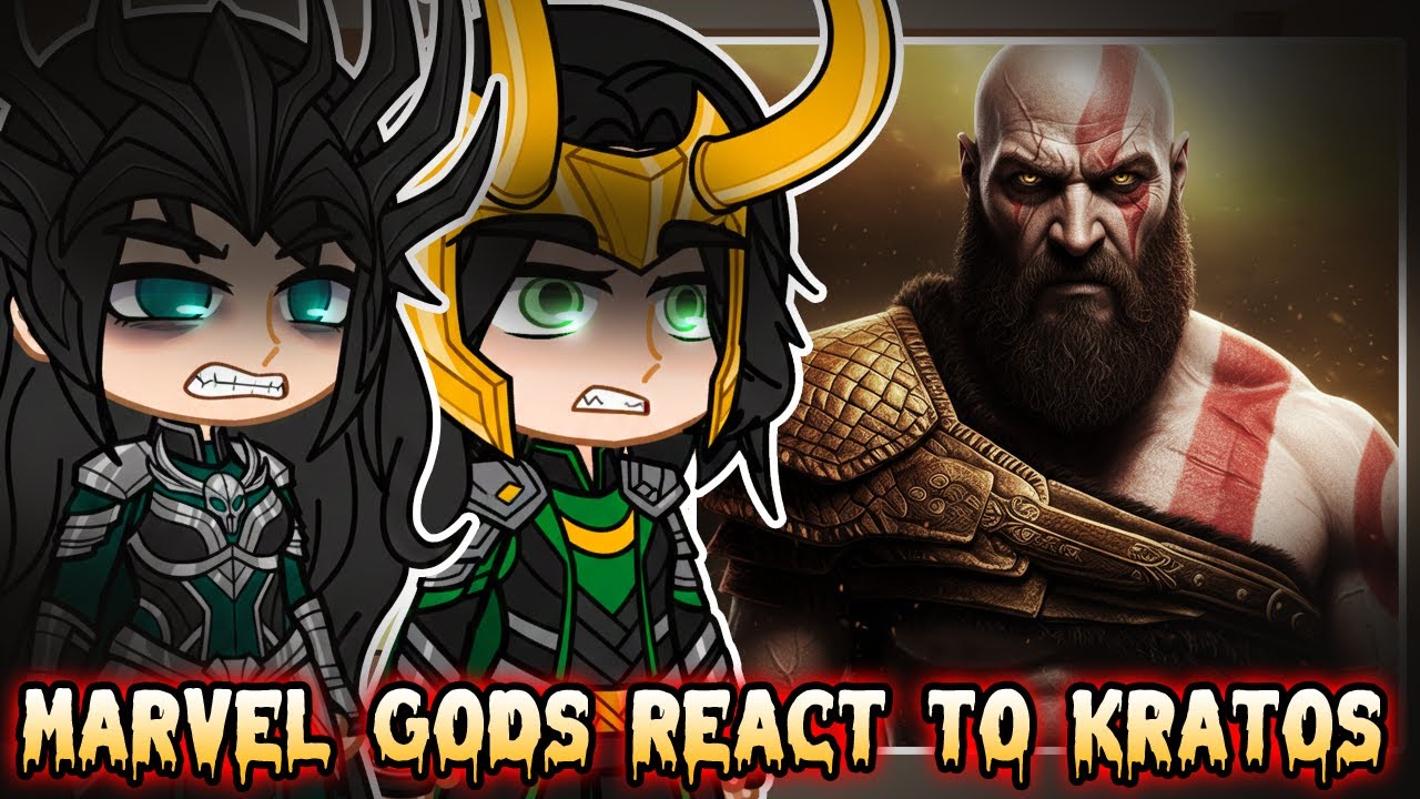 Реакция богов Marvel на Кратоса (GOW) || Реакция Gacha ||