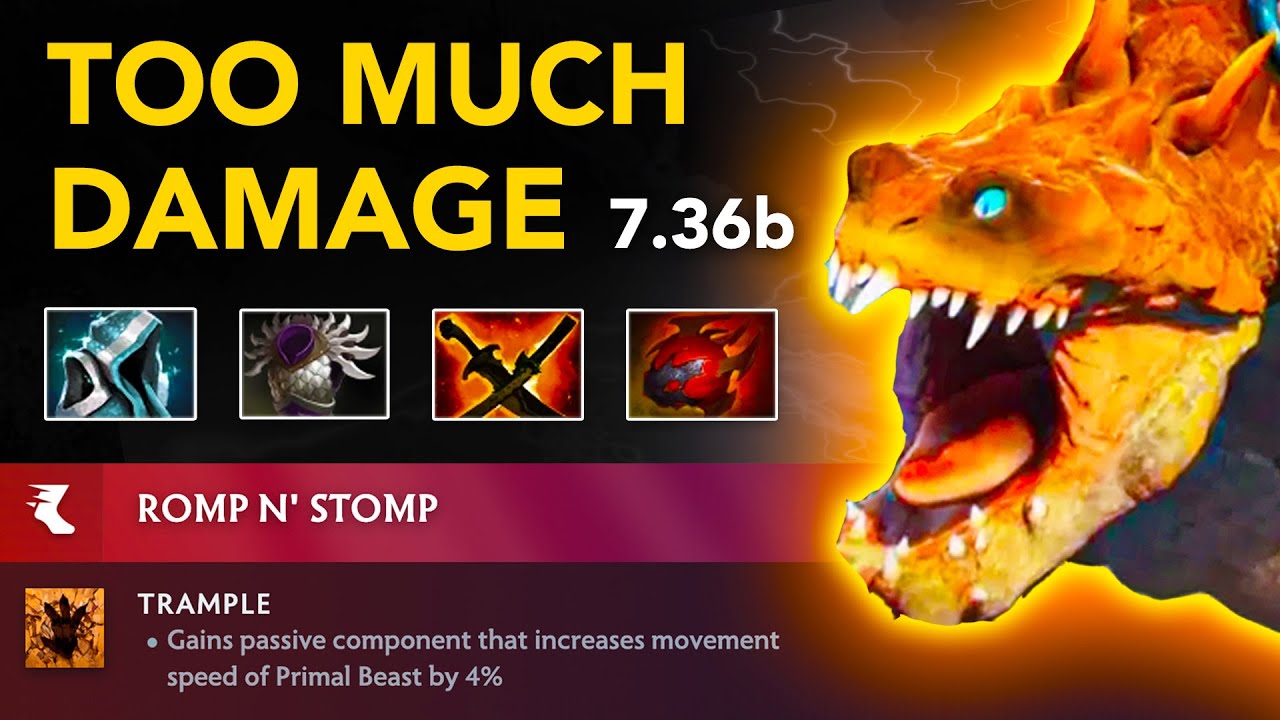 Malrine PRIMAL BEAST Mid - Patch 7.36b | Full Gameplay Dota Class