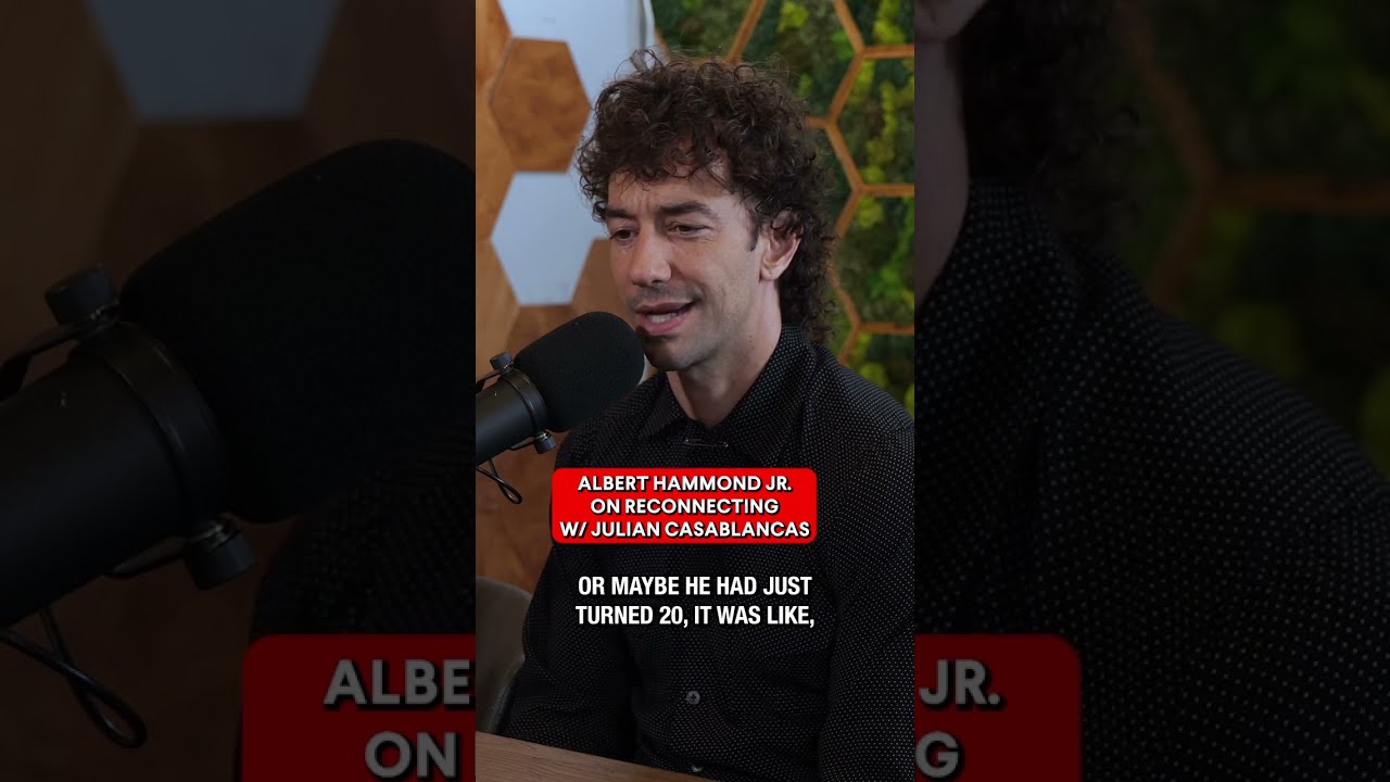 Albert Hammond Jr. of #TheStrokes on reconnecting with Julian Casablancas! #podcast #interview