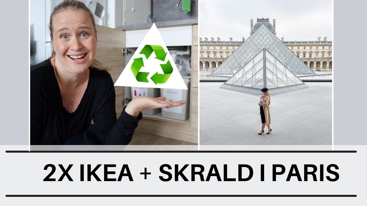 FØR & EFTER - affaldssortering i vores 58kvm store parisiske lejlighed