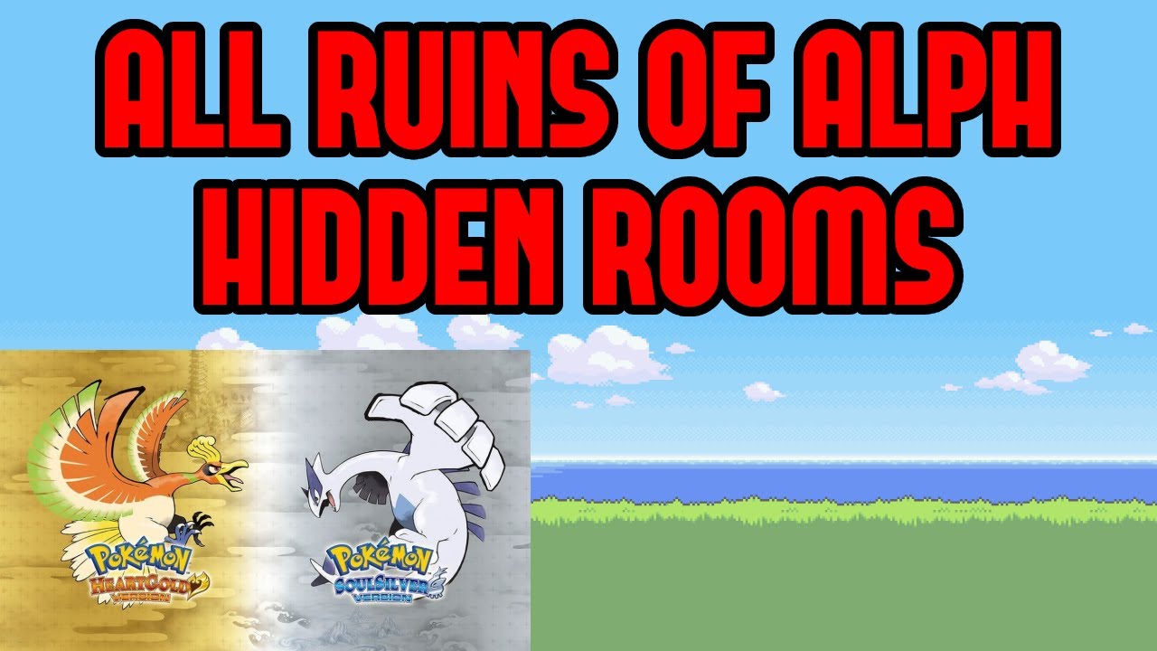All Ruins of Alph Hidden Rooms | Pokemon Heartgold/Soulsilver
