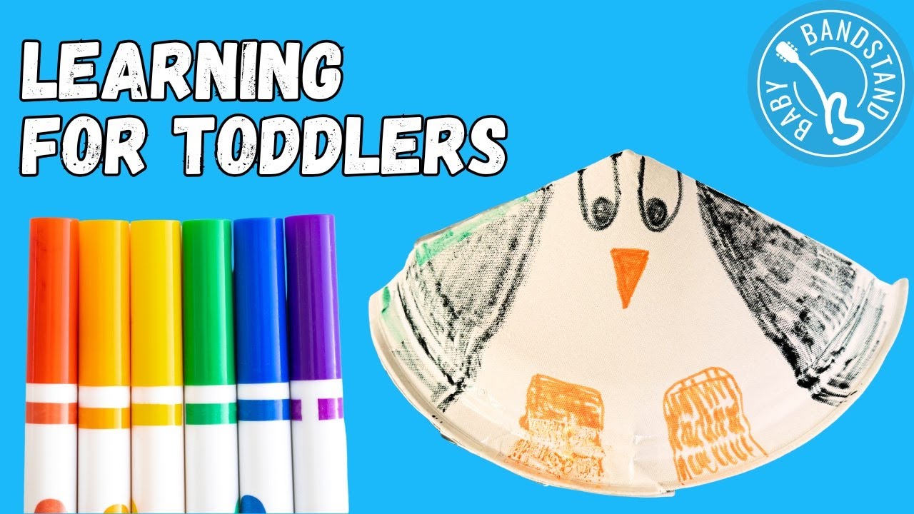 Toddler Learning- Pre K Craft, Colors, Movement and First Words- Learn with Ms. Alyssa