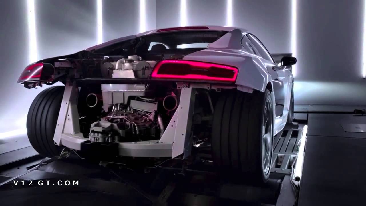 Audi R8 V10 plus - Banc de puissance