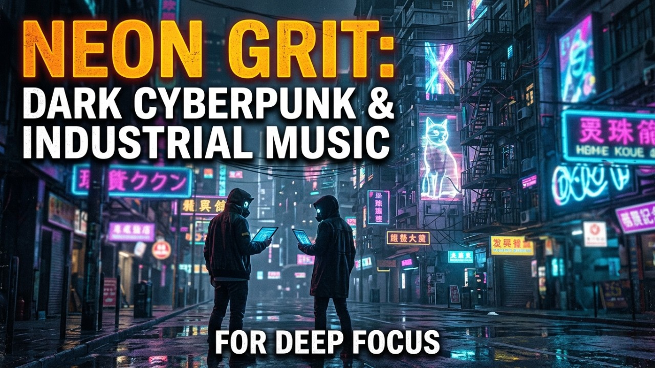 Neon Grit: Dark Cyberpunk & Industrial Music For Deep Focus