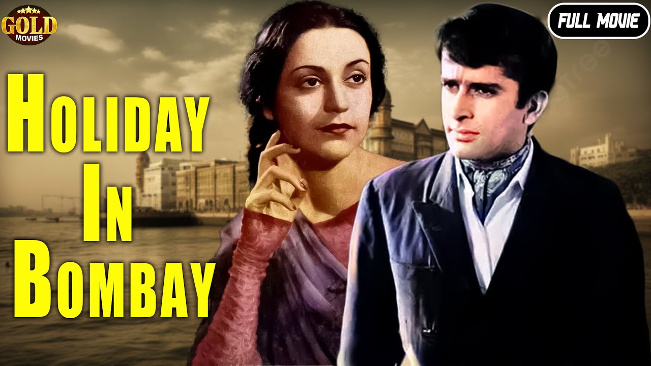 AD Holiday In Bombay - 1963 - हॉलिडे इन बॉम्बे l Bollywood Vintage Movie l Shashi Kapoor, Vijaya