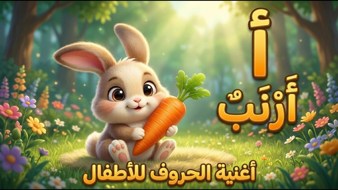 أغنية الحروف العربية للأطفال قناة شاطر